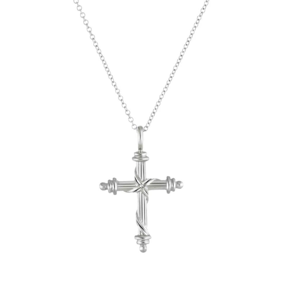 BRAND NEW PETER THOMAS ROTH DESIGN
Signature Mini Cross Necklace Sterling Silver